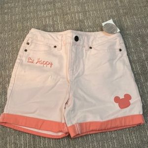 Girls M 7-8 Minnie shorts